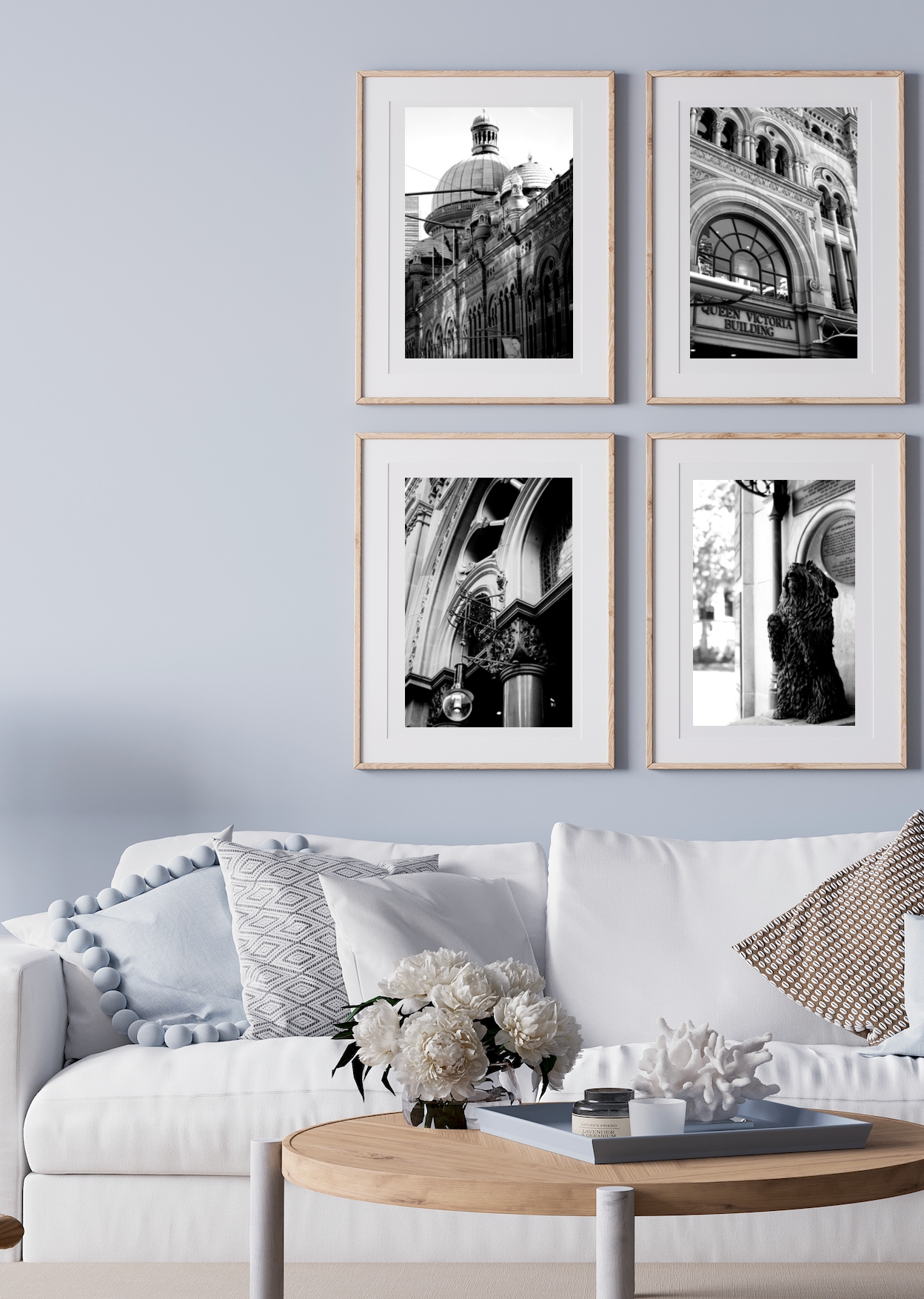 Islay's Wishing Well • Queen Victoria Building Sydney - Set of Four Black & White QVB Fine Photography Prints