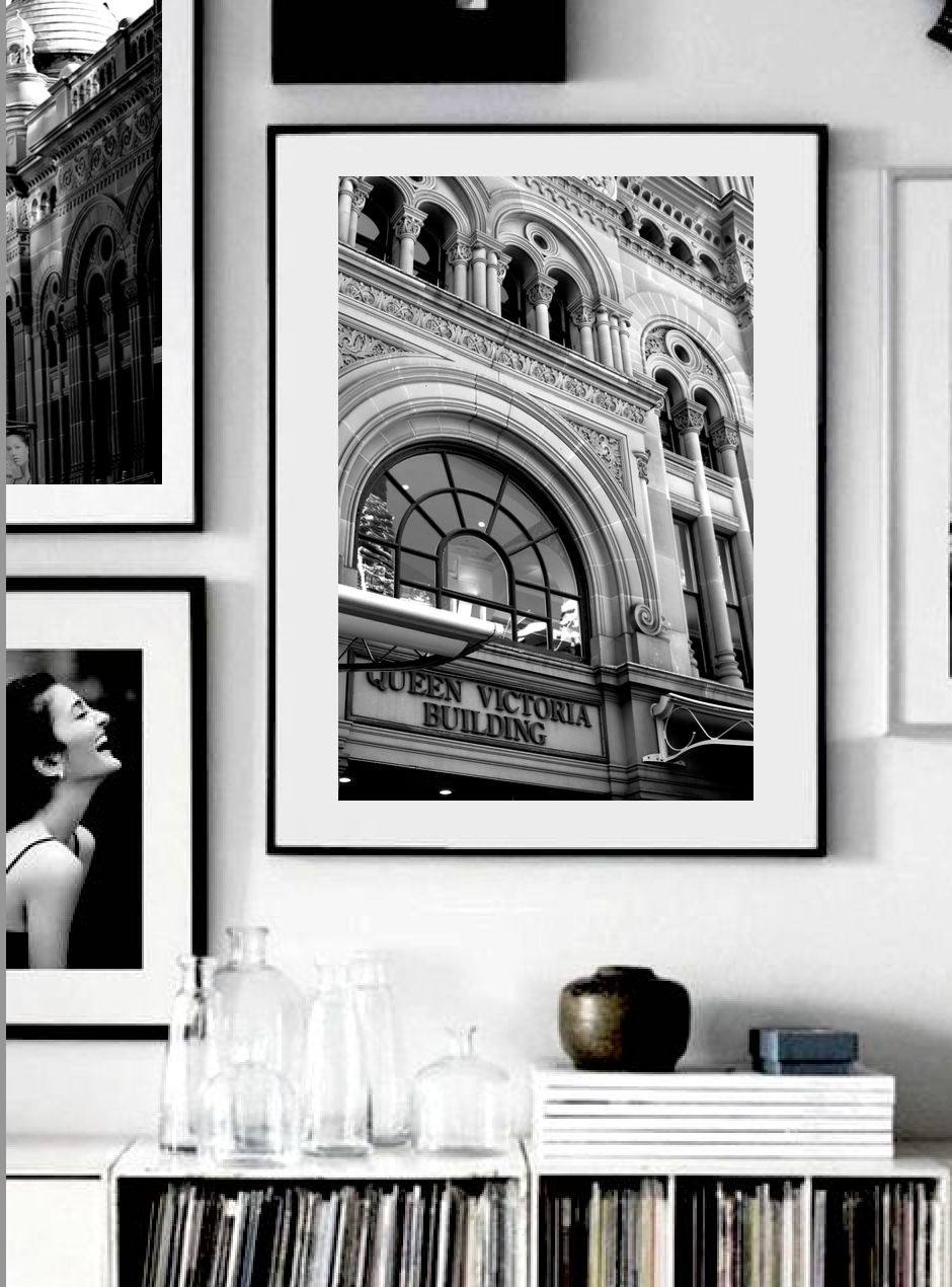 Islay's Wishing Well • Queen Victoria Building Sydney - Set of Four Black & White QVB Fine Photography Prints