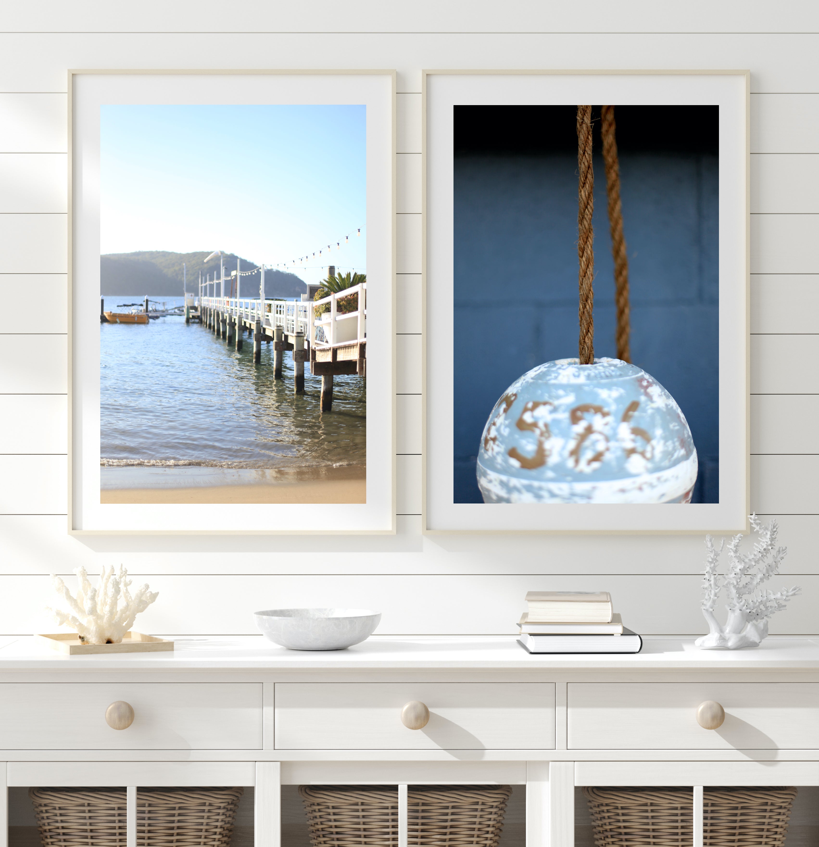 Sea Salt Sand • Pittwater Palm Beach NSW • Set of Two Photography Prints