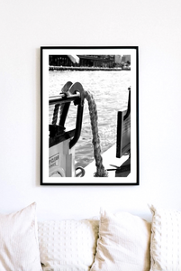 The Ferry to Circular Quay • Black & White Sydney Print