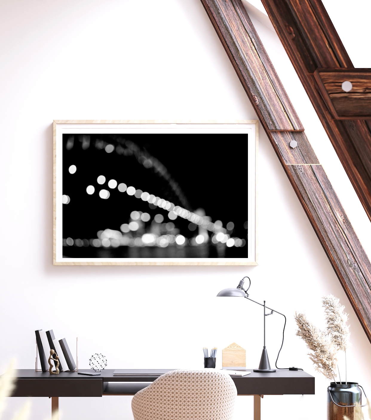 Sydney Harbour Bridge by Night • Black & White Fine Art Photography Print