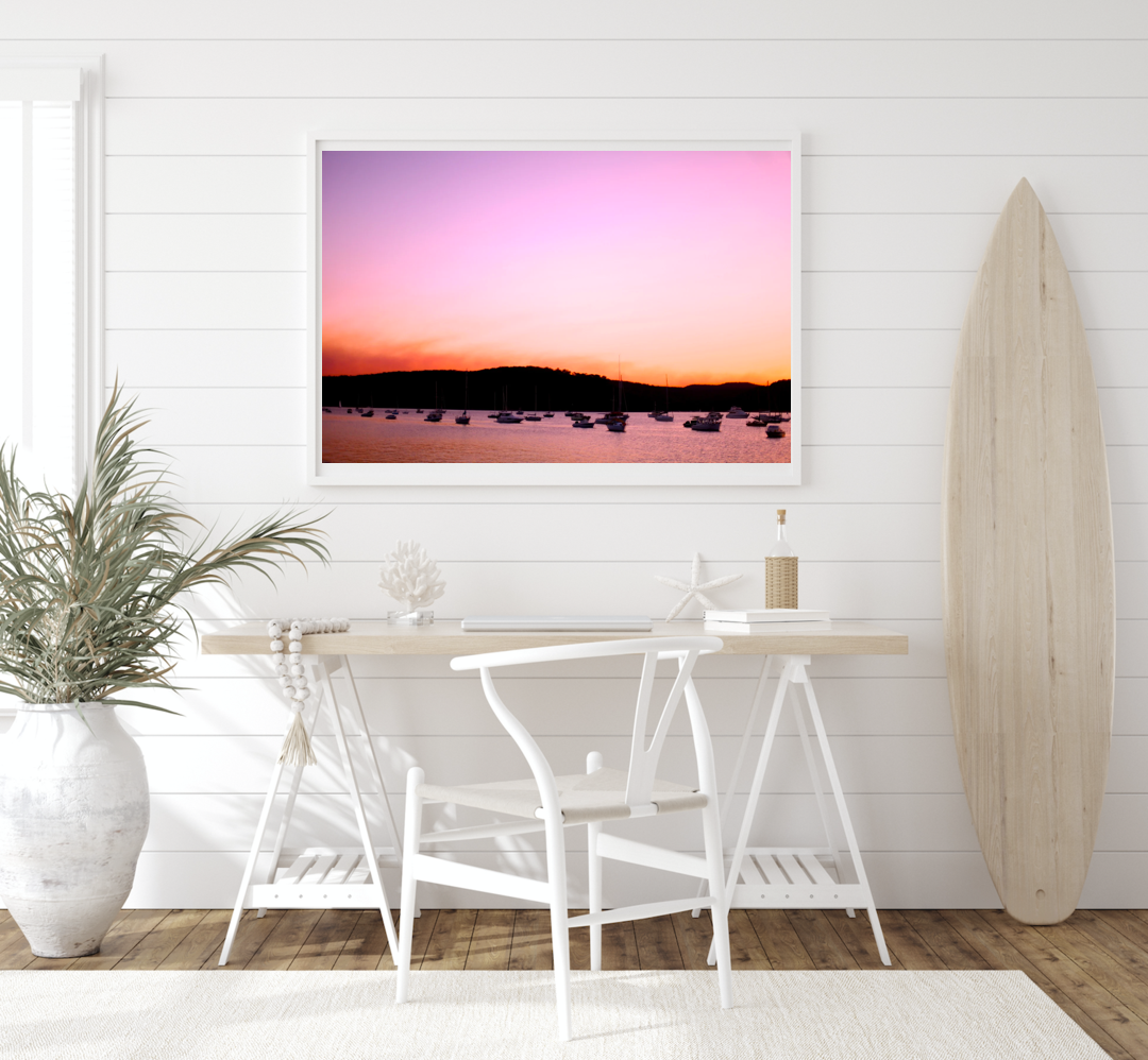 Sunset Over Pittwater • Palm Beach Sydney Photography Print