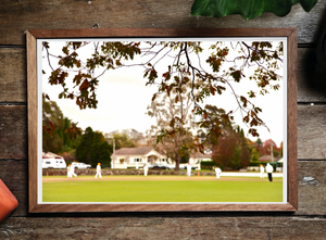 The Cricket Match at Bradman Oval • Fine Photography Print