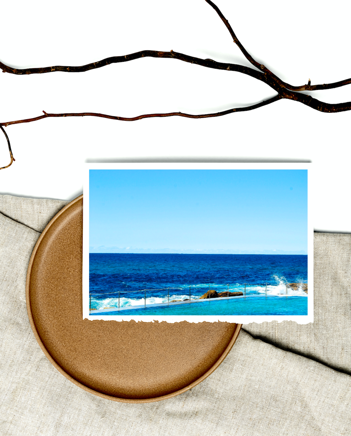 Bronte Beach Ocean Pool Blues • Photography Print