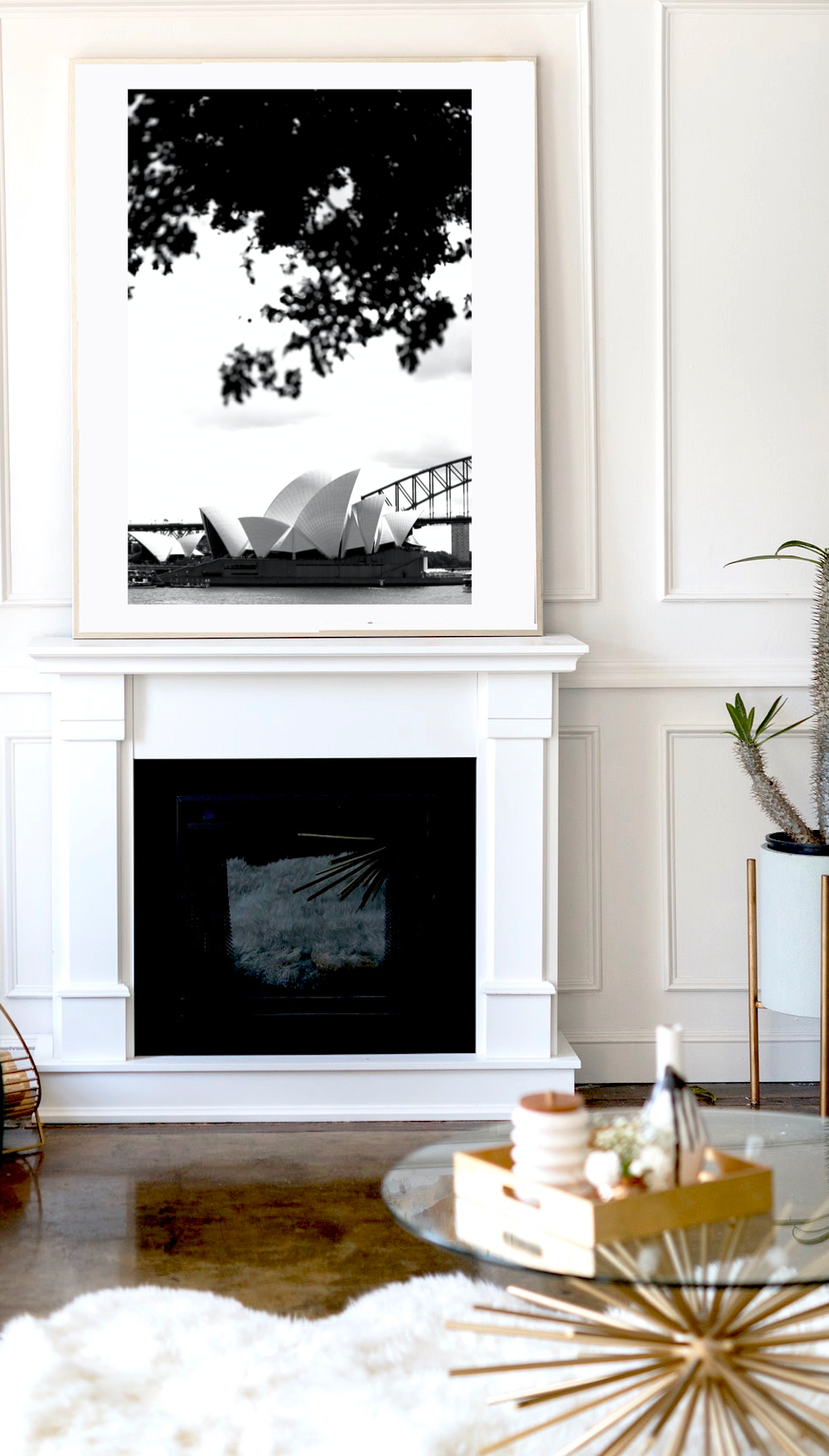 Sydney Opera House Sails • Black & White Photography Print